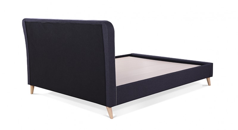 CARBON UPHOLSTERED BED Queen Size  